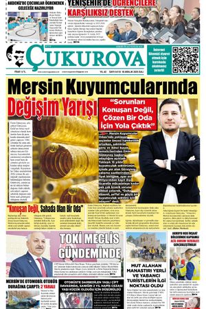Çukurova Gazetesi 16-12-2025