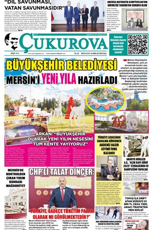 Çukurova Gazetesi 23-12-2025