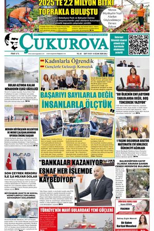 Çukurova Gazetesi 06-01-2025
