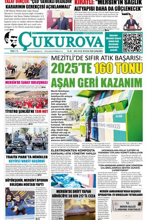 Çukurova Gazetesi 28-01-2026